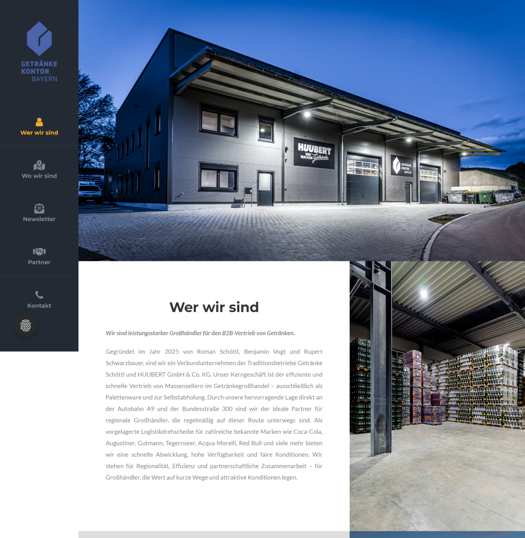 Website Getränkekontor Bayern GmbH